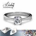 Destiny Jewellery Crystal From Swarovski Sweet Heart Brilliant Ring